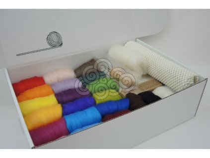 Sada na plstění Vlněný MINI box