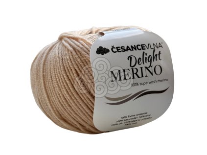 100% Merino příze - Delight světle béžová