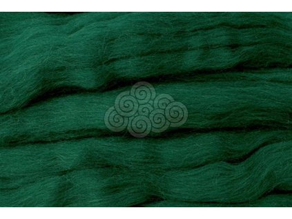 MERINO česanec tmavá zelená 38 (vyberte variantu 25 g)