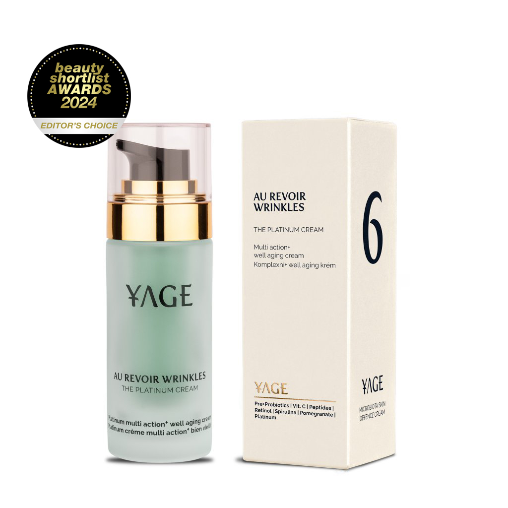 YAGE ORGANICS č. 6 Komplexní well aging krém s platinou AU REVOIR WRINKLES Objem: 1 ml