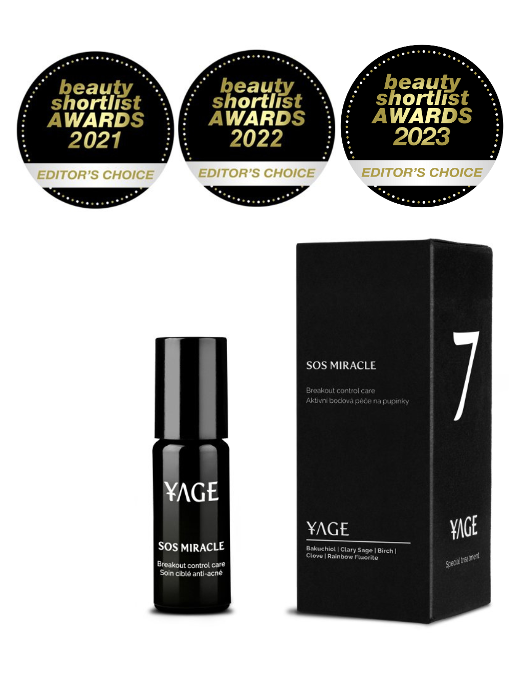 YAGE ORGANICS č. 7 Lokální péče na pupínky SOS MIRACLE 10 ml