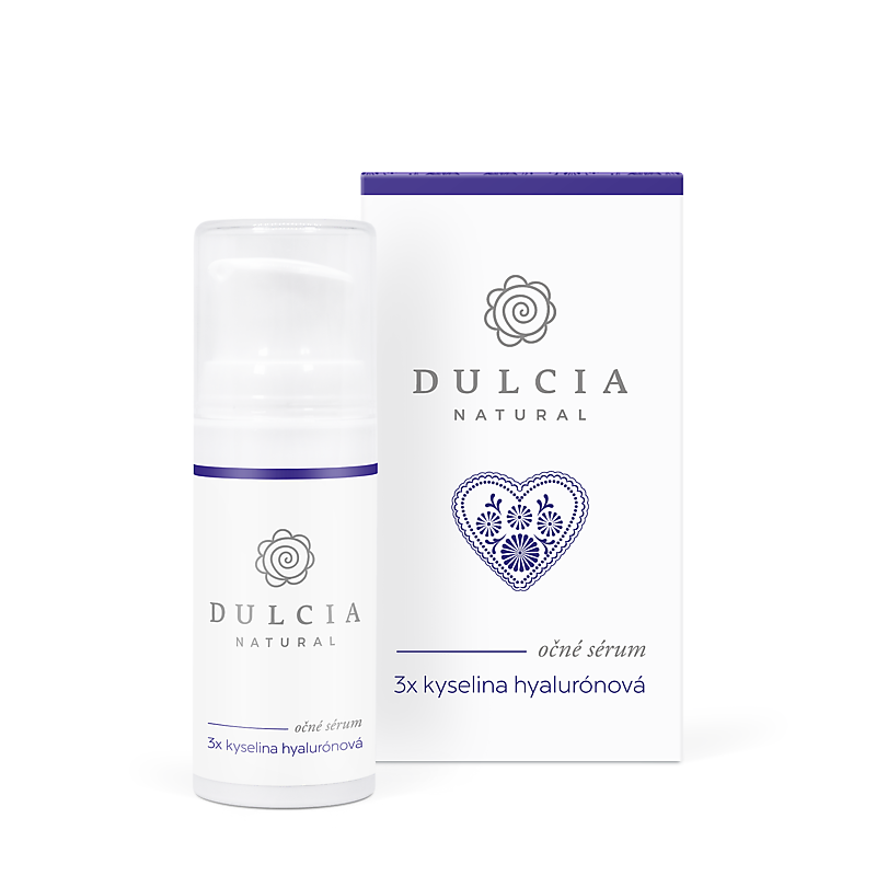 Dulcia Natural / Natuint Cosmetics DULCIA NATURAL Oční sérum 3x kyselina hyauluronová 15 ml