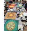 Kurz MANDALA - malba akrylem na plátno