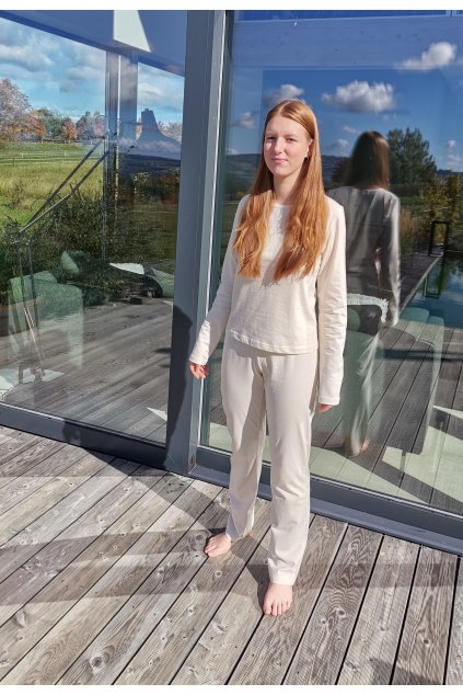 bio bavlněné pyžamo