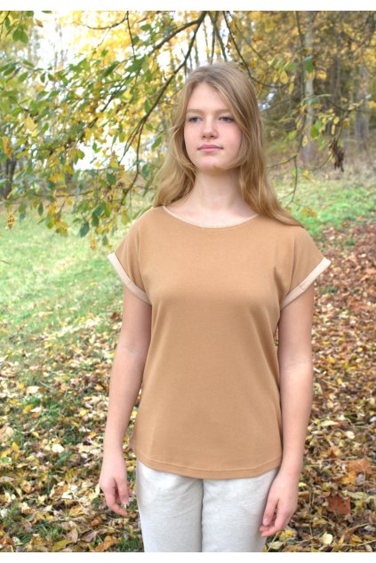 biobavlněné triko z nebarvené biobavlny 1