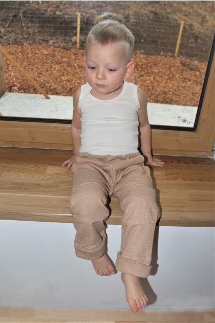 tepláky ze 100% biobavlny s certifikací Gots 1