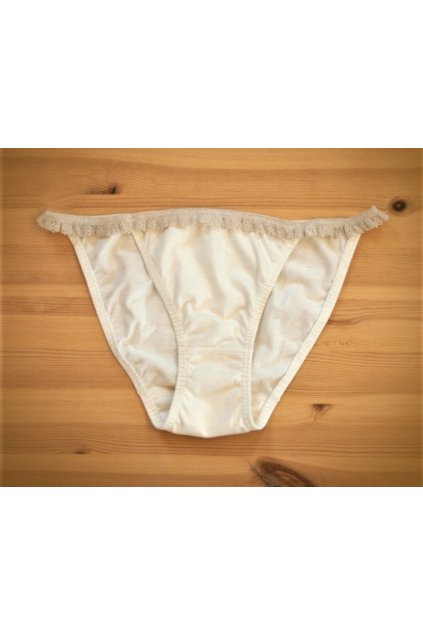 biobavlněné kalhotky s bio krajkou