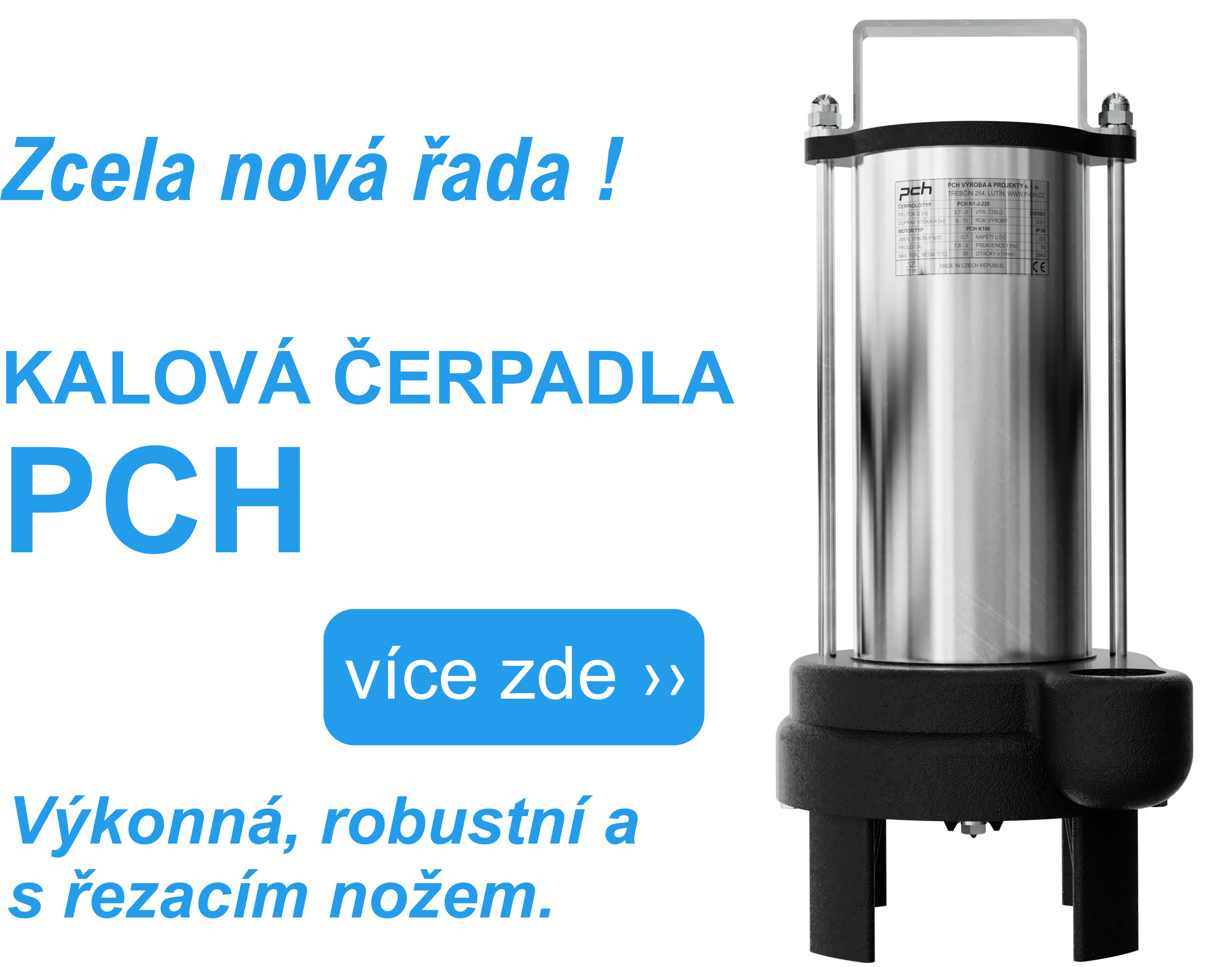 Kalové čerpadlo PCH