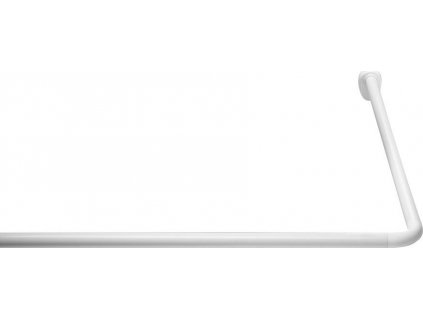 Rohová univerzální sprchová tyč, bílá   (59501)