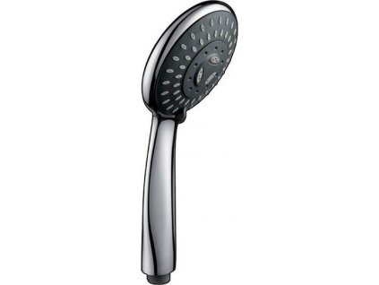 Ruční masážní sprcha, 5 režimů sprchování, průměr 110mm, ABS/chrom   (1204-06)