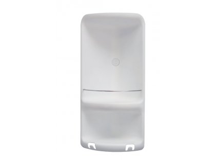 CAESAR dvoupatrová rohová polička do sprchy 226x473x160 mm, ABS plast, bílá 7080  Koupelnové doplňky v bílé barvě