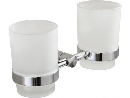 SAMBA dvojitý držiak pohárov, mliečne sklo SB105  Cenově dostupná série s širokou nabídkou sortimentu