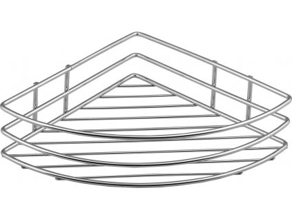 CHROM LINE drôtená polica rohová jednoduchá, chróm 37005  Mít vše pro ruce šetří čas