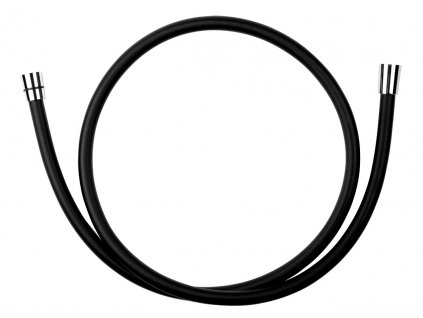 Novaservis Sprchová hadica plastová, 150 cm čierna BLACK/150,5