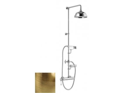 VIENNA sprch. sloup s pákovou baterií, mýdlenka, v. 1267mm, bronz (LO41RM2251BR) VO139BR