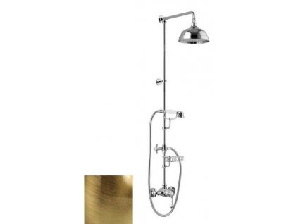 VIENNA sprchový sloup s pákovou baterií, mýdlenka, 1291mm, bronz VO138BR