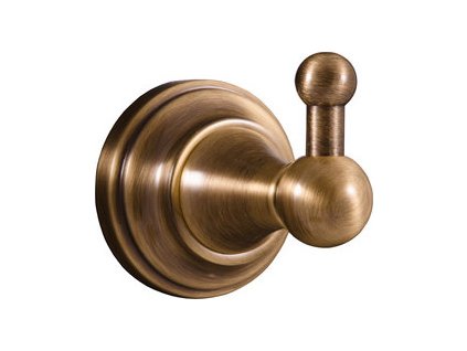 Slezák Rav Věšáček stará mosaz (bronz) Koupelnový doplněk MORAVA RETRO (Varianta Věšáček stará mosaz (bronz) Koupelnový doplněk MORAVA RETRO, Barva: Stará mosaz (Bronz))
