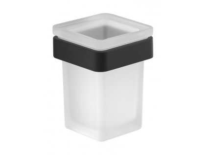SAMOA pohár, čierna mat/mliečne sklo A81014