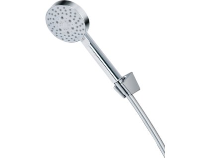 Mereo Vanový set, pětipolohová sprcha, šedostříbrná hadice CB469G