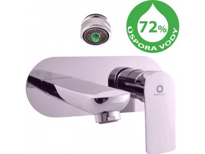 Slezák Rav Spořící vodovodní baterie umyvadlová vestavěná VLTAVA ECO (Varianta Spořící vodovodní baterie umyvadlová vestavěná VLTAVA ECO, Barva: Chrom)