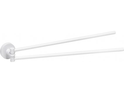 Bemeta WHITE: Držiak uterákov dvojitý otočný, 420 mm 104204194