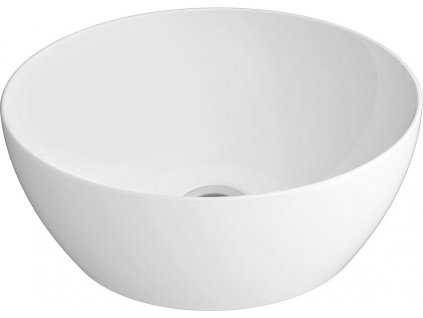 PURA keramické umývadlo na dosku, priemer 42 cm, biela lesk ExtraGlaze 885111