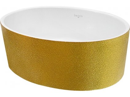 Olsen Spa Umývadlo na dosku UNIQA GLAM zlatá KEUNINDGLAM01