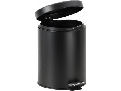 Slezák Rav Odpadkový kôš, 5 litrov, čierna matná, Kúpeľňový doplnok COLORADO