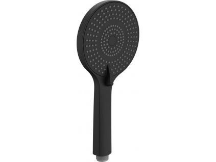 Ručná masážna sprcha, 3 režimy sprchovania, priemer 120 mm, ABS/čierna mat SK879B