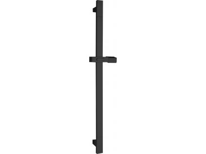 Sprchová tyč, posuvný držák, 680mm, ABS/černá mat 1206-07B