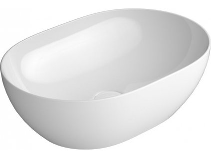 PURA keramické umývadlo na dosku, 50x35cm, biela ExtraGlaze 886011