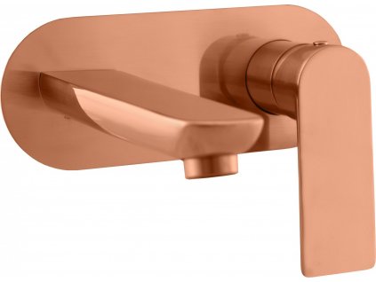 Slezák Rav Vodovodní baterie umyvadlová vestavěná NIL - zlatá růžová - kartáčovaná