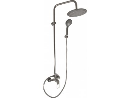 Slezák Rav Vodovodná batéria sprchová s hlavovou a ručnou sprchou NIL - metal grey kartáčovaná