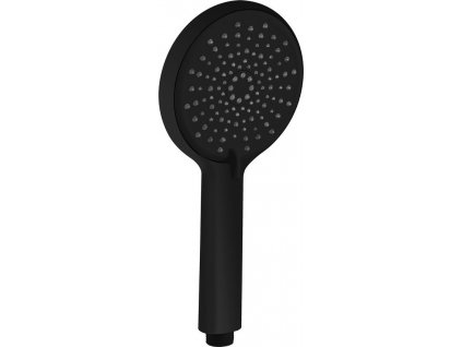 Ručná masážna sprcha, 4 režimy sprchovania, priemer 120mm, ABS/čierna mat 1204-51B