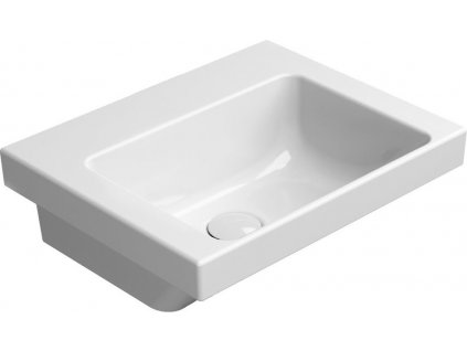 NORM keramické umývadlo 42x34cm, bez otvoru, biela ExtraGlaze 8685011