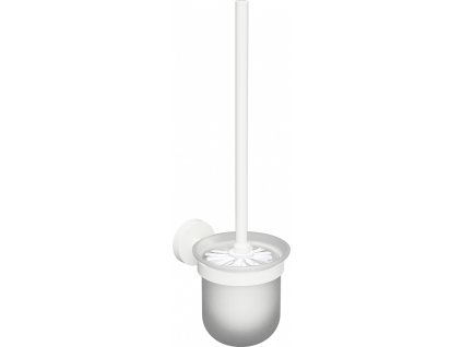 Olsen Spa WC štetka, miska sklo, 95×360×140 mm - Barva - Bílá KDBE104113014