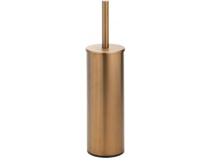 Olsen Spa WC kefa valcová na postavenie alebo zavesenie, 95×380×105 mm - Farba - Ružové zlato brúsená KDBE155313067