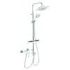 Novaservis sprchový set včetně baterie, sprchy a poličky bílá/chrom SET060/1/BC Nový designový sprchový set do koupelny, kombinace bílé a chromu