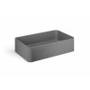 Lineabeta Quarelo umyvadlo na desku 58,5cm šedá matná 53703.17