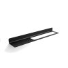 Lineabeta Saeta držák ručníků s poličkou 634mm černá 51819DX.18