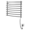 Elektrický sušák ručníků, 570x465 mm, 72 W, šedý hliník - metalíza (RAL9007) VÝPRODEJ
