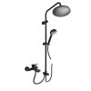 slezak rav colorado baterie vanova 150mm s hlavovou a rucni sprchou cerna matna co254 5 3cmatc