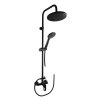 slezak rav colorado baterie sprchova s hlavovou a rucni sprchou 150mm cerna matna co282 5 3cmat