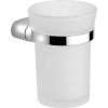 MIDA sklenka, chrom/sklo satin MA004