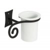 REBECCA pohár, čierna/keramika CC004
