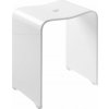 TRENDY kúpeľňová stolička 40x48x27, 5cm, biela mat A211101