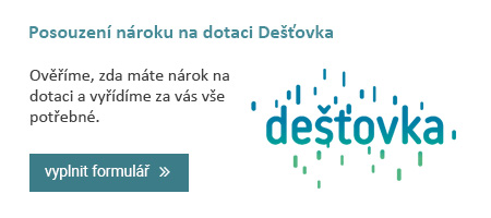 Posouzení nároku na dotaci Dešťovka