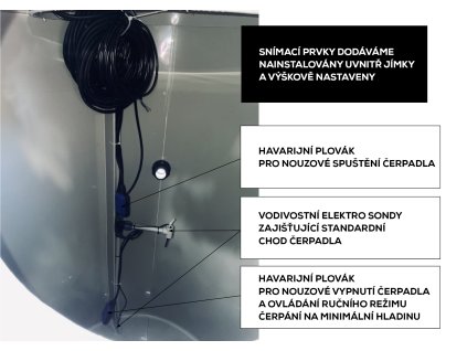 Přečerpávací stanice CHATA 2 - nádrž 1,5m3