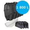 Vsakovací sada Aqua Twin 1800l