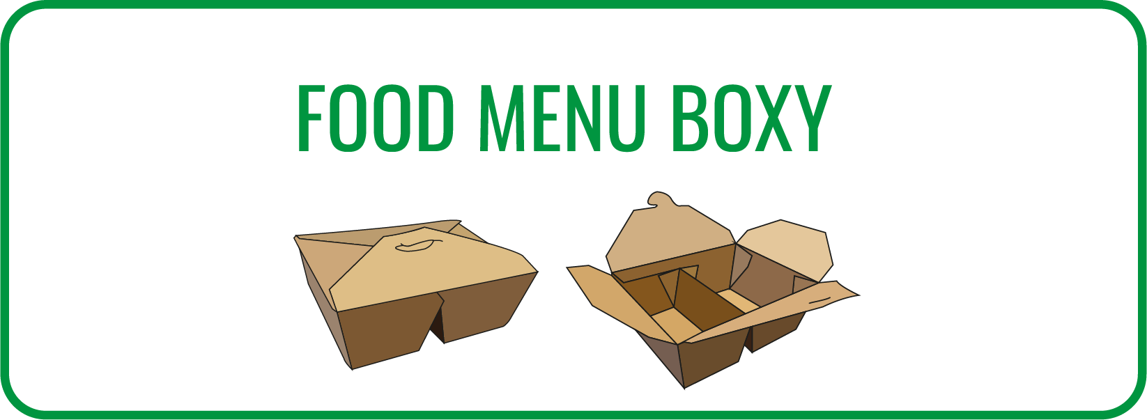 food menu boxy